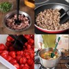 MURANEST Meat Chopper,Ground Beef Masher with 5 Curve Blade，High-Temp Heat-Resistant,