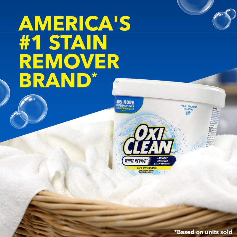 OxiClean White Revive Laundry Whitener and Stain Remover Powder, Alternative