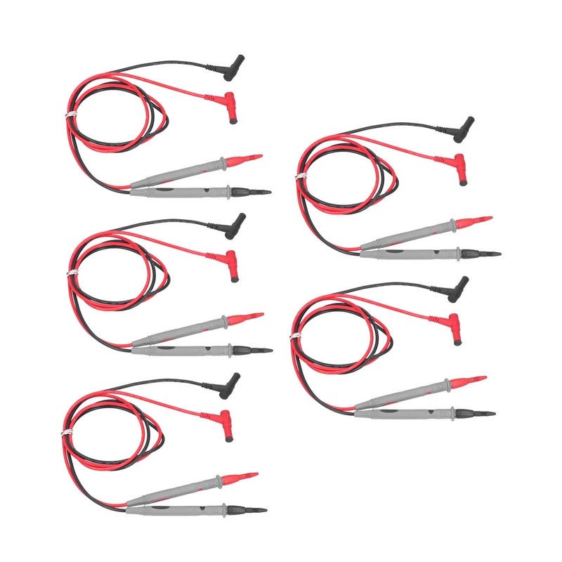 5Set HC136‑T 1000V 20A Multimeter Test Leads Universal Digital Gold