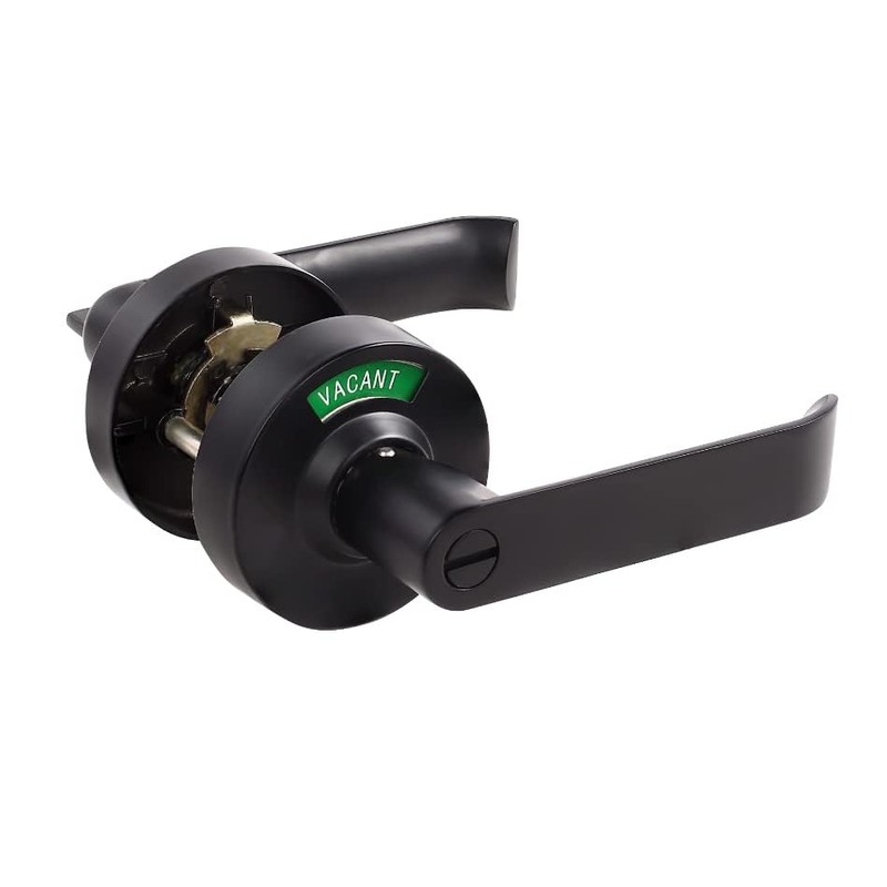 Privacy Lock with Large Indicator for Bathroom Inuse and Vacant,
