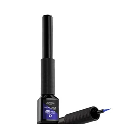 L'Oréal Paris Matte Signature Eyeliner 02 Blue Eyeliner with Precision Brush for Precise Eyeliner Smudge-proof and Waterproof 3 ml