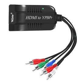 Wiistar HDMI to Component Converter, HDMI to YPbPr RGB 5RCA Converter Adapter 1080P with Audio Output for HDTV Monitor