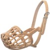 OmniPet Leather Brothers Italian Basket Dog Muzzle, Adjustable Secure Fit,