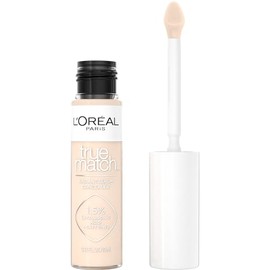 LOral Paris True Match Radiant Serum Corrector, corrector iluminador debajo de los ojos, maquillaje con 1,5 de cido hialurnico y cafena, C1, 0,33 oz  