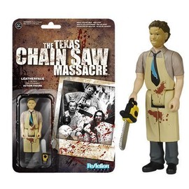 The Texas Chainsaw Massacre Leatherface ReAction 3 3/4-Inch Retro Action Figure by The Texas Chainsaw