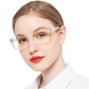 OCCI CHIARI High Power Reading Glasses Women Strongest Readers(Clear 5.0x)