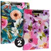 Global Printed Products Designer Printed Clipboard Portfolios, Interior Pocket, Metal