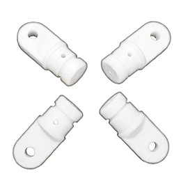 Boat Bimini End Eye Mounts | Top Fitting 2 x 3/4 Inch (Set of 4)