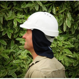 CapHat Active. Sun Protection When Wearing a hat or Helmet Navy Blue