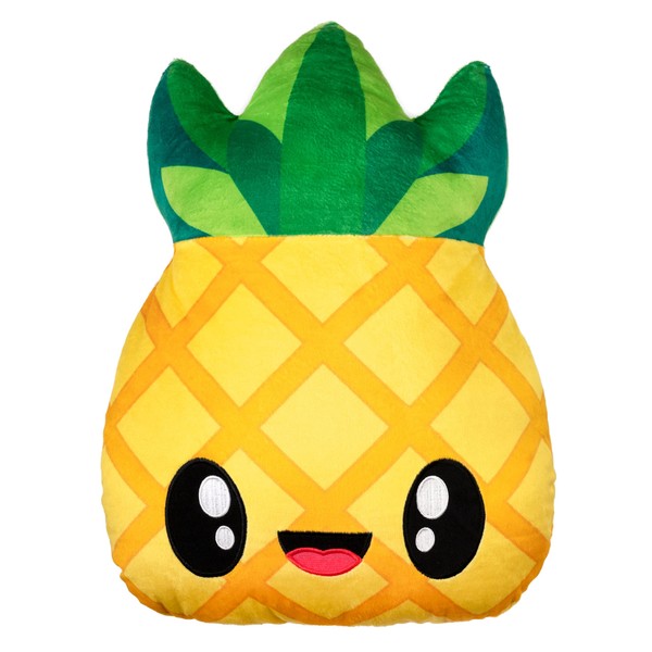 Scentco Pineapple Smillows - Scented Stuffed Plush Accent Throw Pillow, Room Decor, Gift for Kids