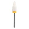 Ceramic Nail Drill Bit for Manicure, Corn Shape Nail Drill