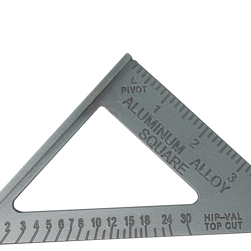 Dapetz ® 6" Aluminum Alloy Roofing Square, Triangle Measuring Gauge,