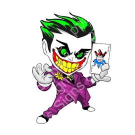 Joker 48" Fan Art Vinyl Sticker Decal Cars Trucks Vans Walls Laptop (48 inch)