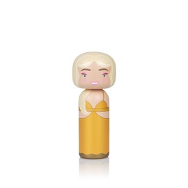 Lucie Kaas Claudia Schiffer Figurine, Beech Wood, Multi-Colour, 14.5 cm