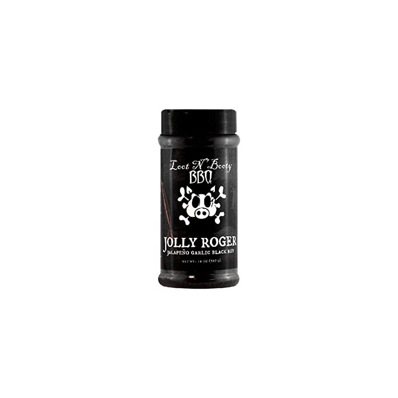 Loot N' Booty Jolly Roger Jalapeno Garlic Black Rub -