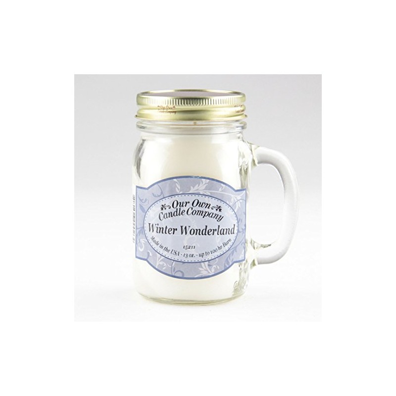 Our Own Candle Company, Winter Wonderland Scented Mason Jar Candle,