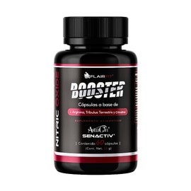 Flairfit Nitric Oxide Booster 2.0  60 cpsulas  Aminocidos (L-Arginina, L-Citrulina, L-Norvalina, Taurina)  Con AstraGin y Senactiv  Suplemento...     