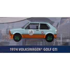 Greenlight CHASE GREENLIGHT 1:64 1974 VOLKSWAGEN GOLF GTI GULF OIL SERIES 1 FACTORY SEALED!