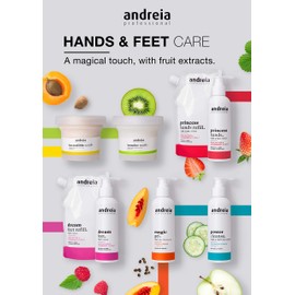 Andreia Professional Hand & Foot Scrubs - Incredible Foot Scrubs and Hand Scrub with Apricot Seeds and Shea Butter - Hand & Foot Exfoliant for Moisture and Care - 200g