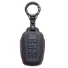 YONUFI for Toyota Key Fob Cover Leather Keychain Car Key
