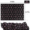 MR FIVE 60 Sheets Black with Pink Heart Tissue Paper