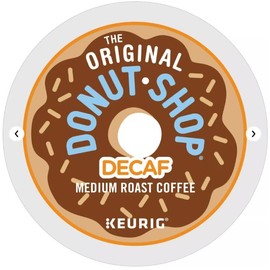 The Original Donut Shop Decaf Coffee K Cups, Medium Roast, Packaging may vary