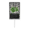 KADAX Signs for herbs, silver metal herb plugs, plant signs,