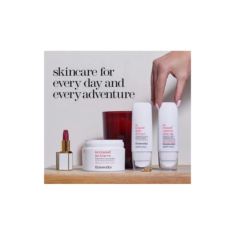 Thisworks 60 toallitas desmaquillantes para ojos y rostro eimina el