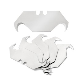 Bates- Utility Knife Blades with Hook Edge, 40 Pack, Box Cutter Blades, Razor Blades Utility Knife, Razor Knife Blades, Replacement Blades, Razor Blades for Box Cutters, Box Cutter Blades Refills