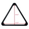 OKKO Billiard Pool Table Heavy-Duty Deluxe Plastic 8 Ball Triangle