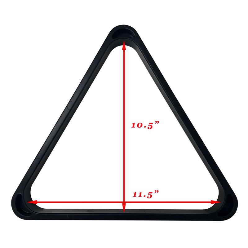 OKKO Billiard Pool Table Heavy-Duty Deluxe Plastic 8 Ball Triangle