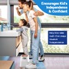 Toddler Step Stool,2 Step Stools for Kids with Anti-Slip Surface