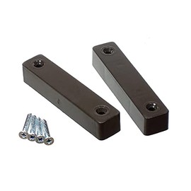 Surface Mounted Wired Intruder Alarm Door Contact - Brown