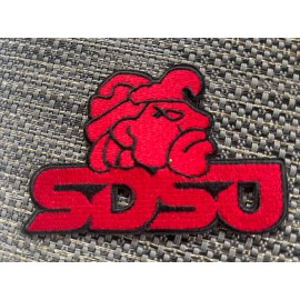 SDSU San Diego State Aztecs Vintage embroidered Iron on Patch 4” X 2.5"