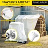 Tarps Heavy Duty Waterproof 8 X 10 Feet, Multipurpose Protective