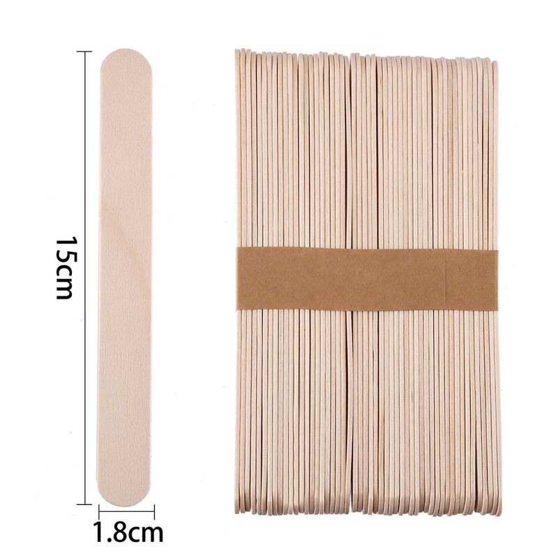 CCINEE Wooden Rods, Length 5.9 x Width 0.7 inches (150