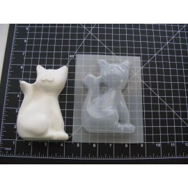 Handmade Cat Mold, Bath Bomb Mold, Chocolate Mold, Craft Mold, Soap Mold
