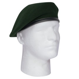 Rothco Wool Monty Beret (US, Alpha, Medium, Green)