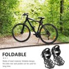 iplusmile Bicycle Step Two-Seater Hub Step Bicycle Peg Folding (Black)