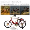Red Mini Modern Bicycle Model Artwork Home Shop Decoration Ornament