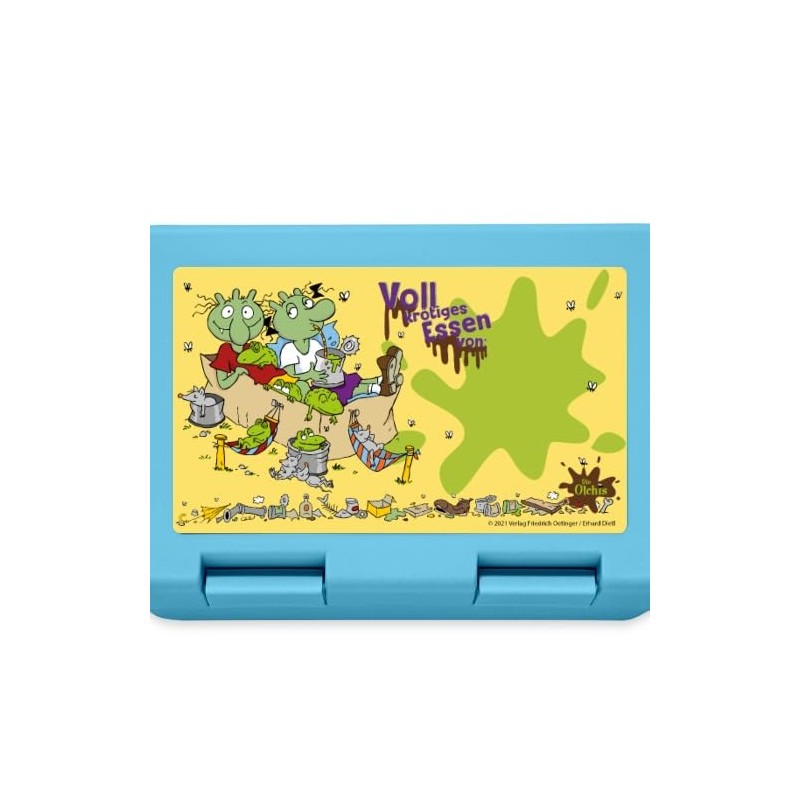Spreadshirt Die Olchis Classic Krötiges Essen Lunch Box, One Size,