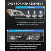 TOPLYGS D3S HID Headlight Bulbs Xenon, 8000K White Blue, 35W