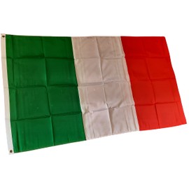 NWFlags Italy Flag 5ft x 3ft 75d Premium Polyester Suitable For Flagpoles | Strong Polyester 5x3 foot material Italian flag with Eyelets