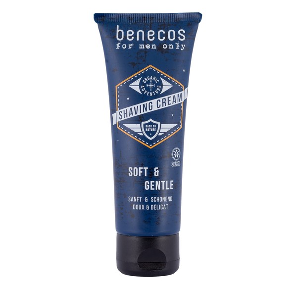 Benecos Natural Cosmetics - benecos for Men only Shaving Cream - Vegan - 75 ml