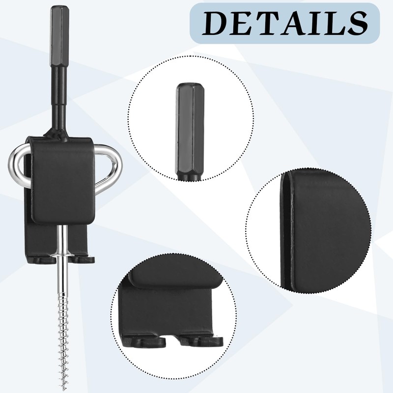 Leriton 2 Pcs Ice Anchor Drill Install Adapter Ice Anchor