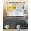 L'AGRATY King Size Weighted Blanket for Adults 30lbs, 88"x104" Cooling