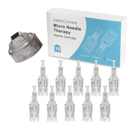 CARER SPARK Mikronadel 10 x 3D-Nano-Nadel Länge verstellbar 0,25 mm – 2 mm Mikronadel-Gerät Ersatz-Spritzenkopf Gewindeanschluss