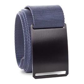 GRIP6 Tactical Belt - No Hole, Nylon Belts for Men and Women - Made in the USA (Ninja)