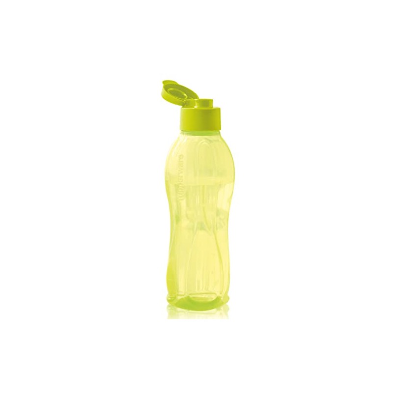 Tupperware: Botella hermética de agua EcoTwist de 1L. Color verde