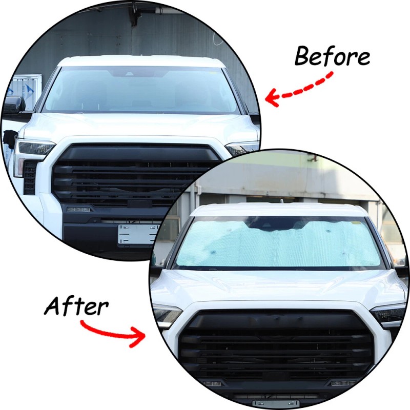 Xiaoerdian2020 For Toyota Tundra 2022+ Full Window Sun Shade Sun
